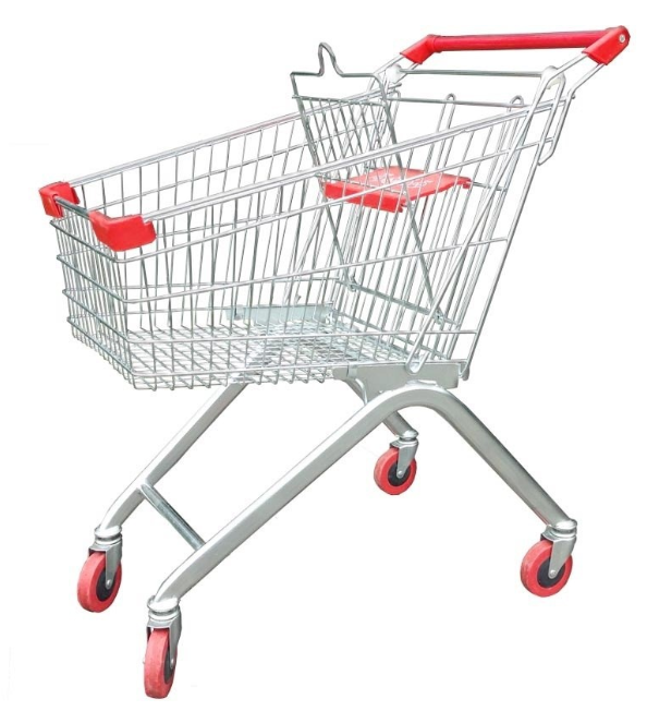 2 3 Shopping basket trolley